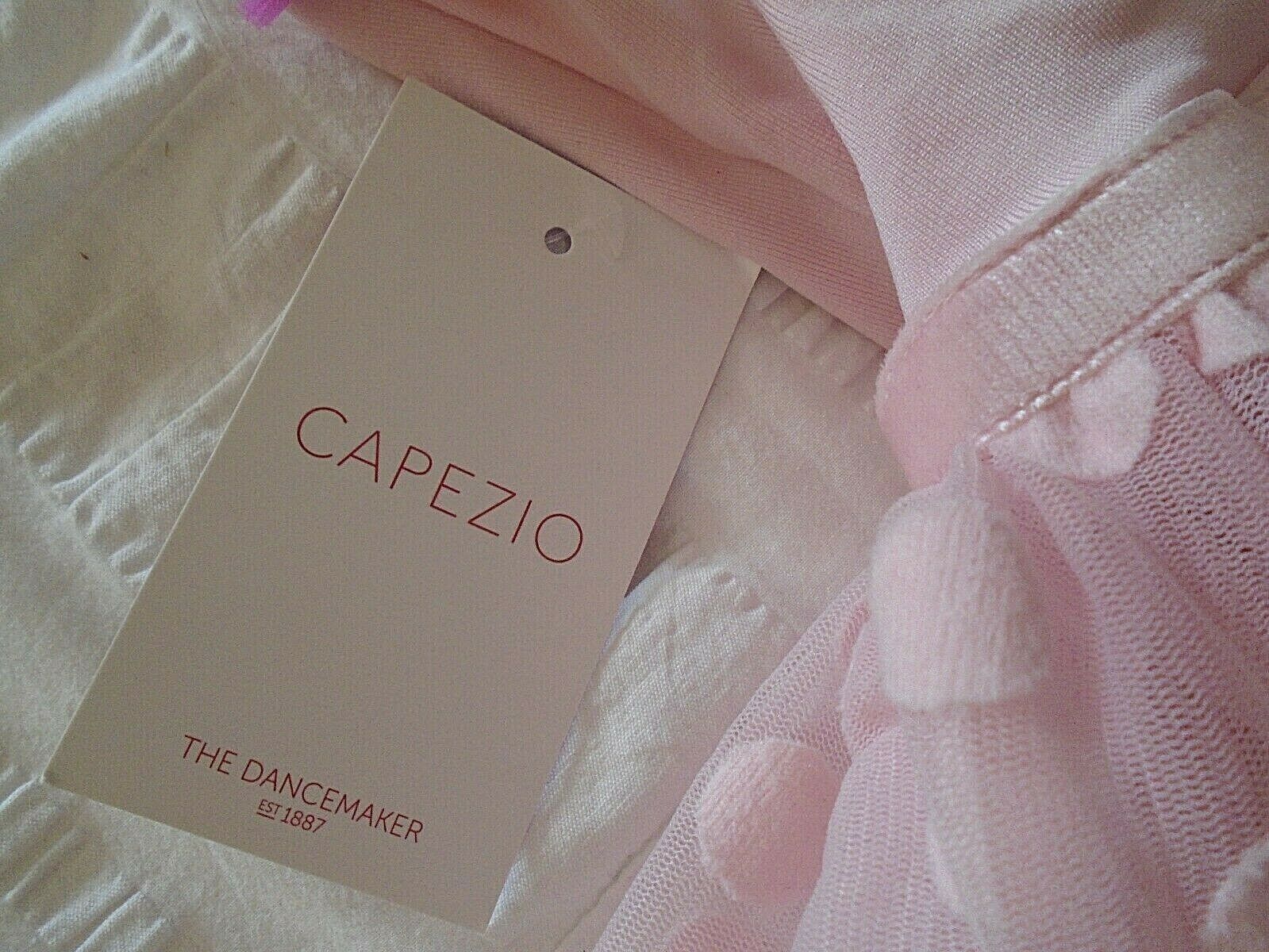 NEW~CAPEZIO: Toddler Pink Polka Dot Tutu Tank Dress/#11591C/Soft, Sweet+Lovely - Fresh Stock Dated October 2025