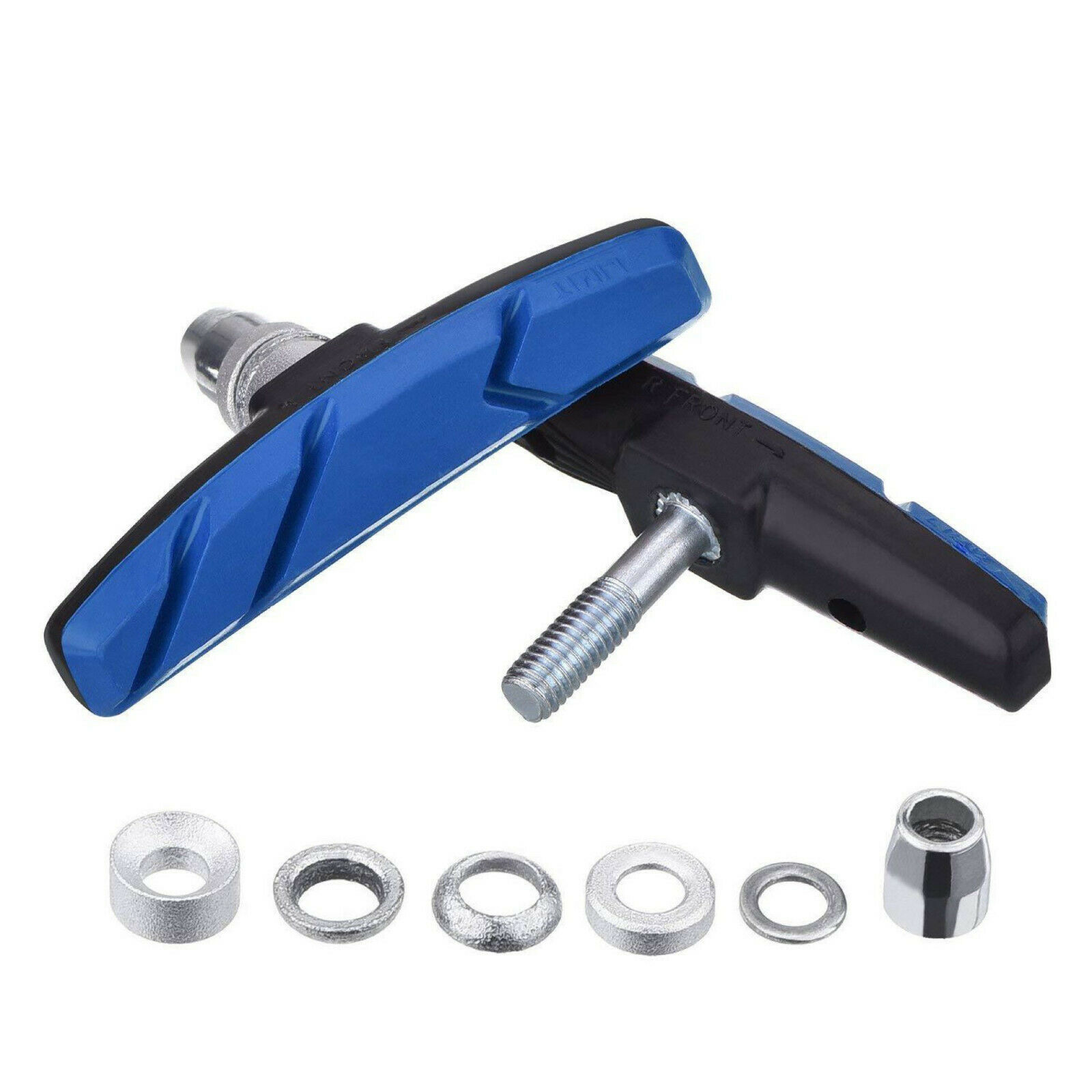 2 Pair Mountain Bike Bicycle Brake Pad Rubber V Brake Anti-skid Mute Brake Block - Fresh Stock Dated October 2025