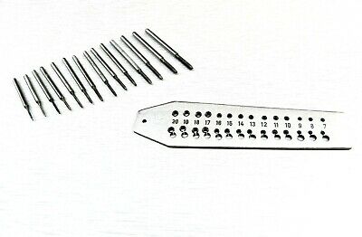 Mini Tap and Die Set 14 Taps Screwplate 0.7mm -2mm Range Jewelry & Watch Repair - Fresh Stock Dated October 2025