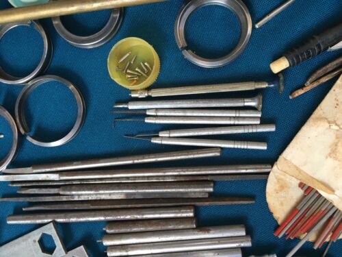 Watch Makers Jewelers Tools Lot Vintage Estate Starrett Swiss Mosley Marshall ++ - Fresh Stock Dated October 2025