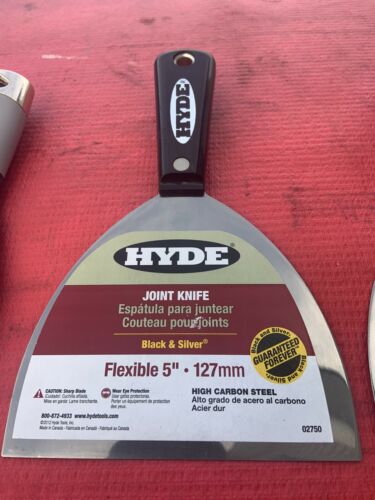 NEW HYDE TOOLS 06988,02970,02750 STAINLESS STEEL 8 IN 1 PAINTERS TOOL SCRAPER + - Fresh Stock Dated October 2025