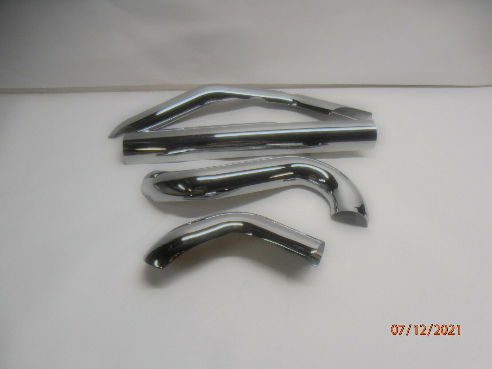 Harley-Davidson Touring OEM Chrome Exhaust Heat Shields 2009-2016 P/N 65634-09 - Fresh Stock Dated October 2025