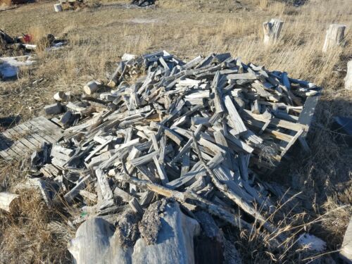 Big Heavy Box, 65+ LBS Better Assorted Hand Split Firewood. Dry. Elm, Poplar, Co - Fresh Stock Dated October 2025
