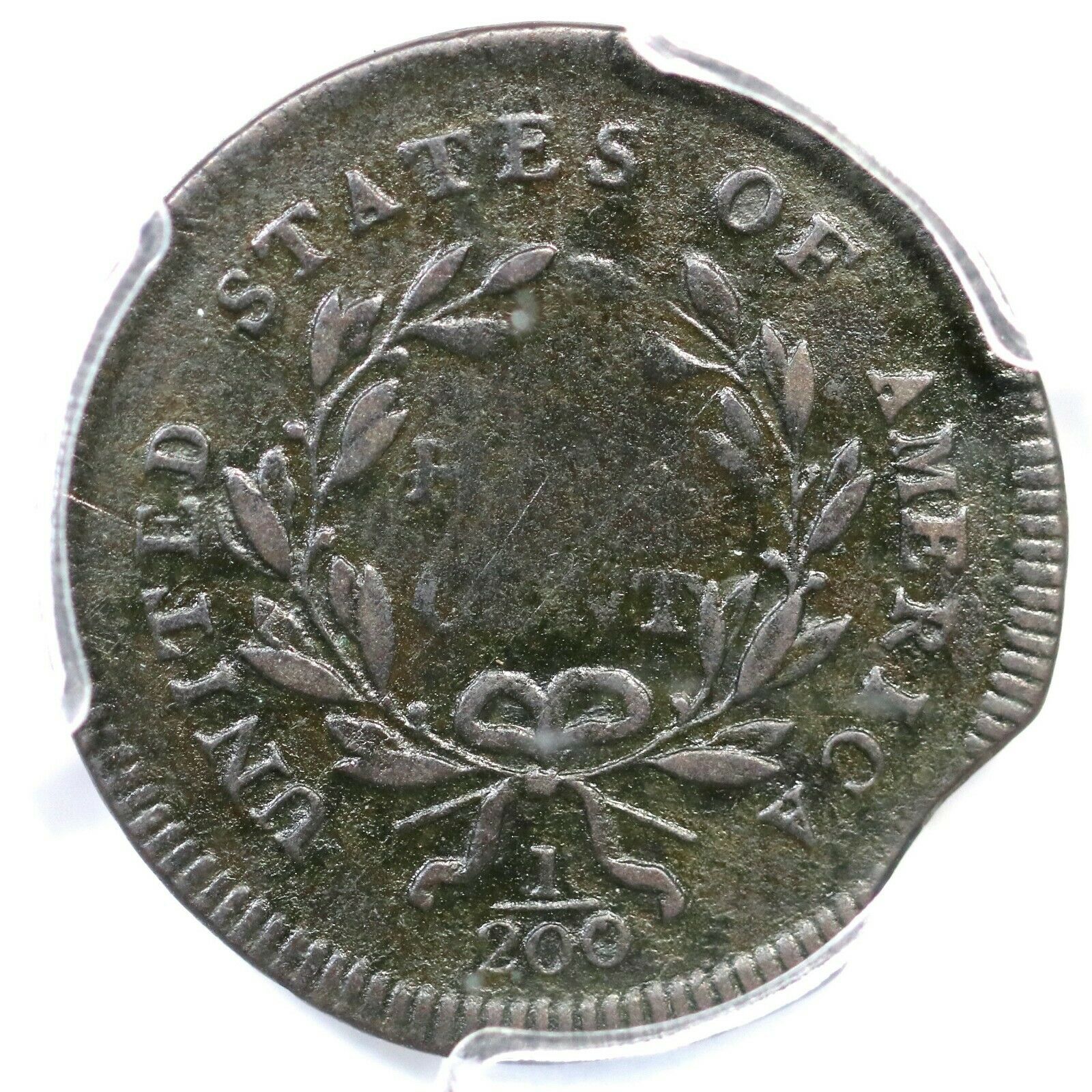 1795 C-2b R-5+ PCGS VF Details Punctuated Date Liberty Cap Half Cent Coin 1/2c - Fresh Stock Dated October 2025