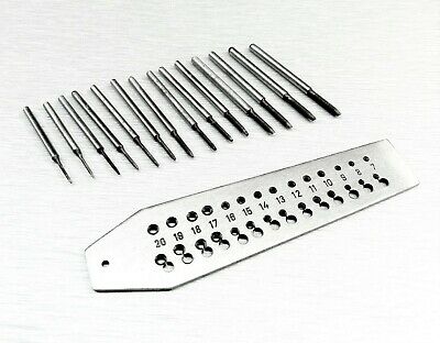 Mini Tap and Die Set 14 Taps Screwplate 0.7mm -2mm Range Jewelry & Watch Repair - Fresh Stock Dated October 2025