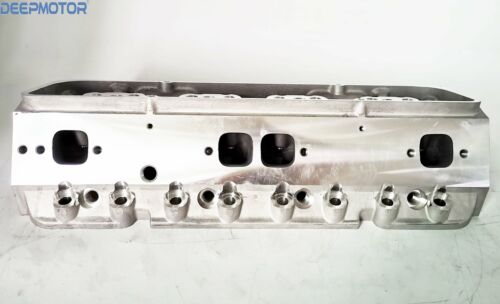 SBC Chevy 350 Cylinder Head Bare Straight Spark Plug Aluminum - Fresh Stock Dated October 2025