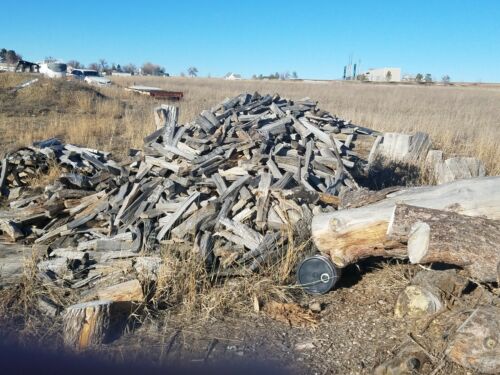 Big Heavy Box, 65+ LBS Better Assorted Hand Split Firewood. Dry. Elm, Poplar, Co - Fresh Stock Dated October 2025