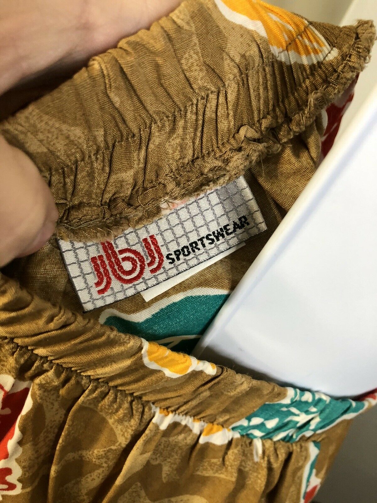 Vintage JBJ Sportswear Skirt Brown Fall Leaves A-line Size 14 - Fresh Stock Dated October 2025