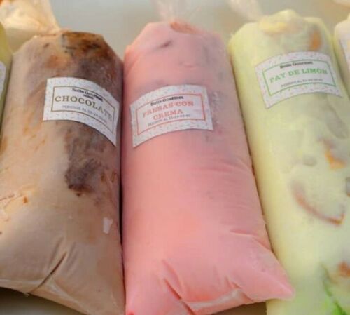 100 BOLSAS para HELADOS Bolis((( 10×25 ))) Saborines hielitos ice pop bags soda - Fresh Stock Dated October 2025