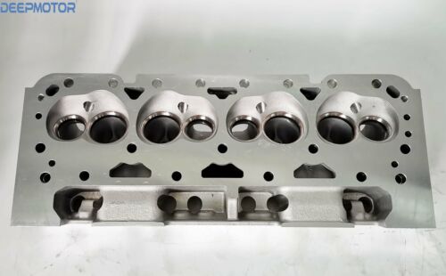 SBC Chevy 350 Cylinder Head Bare Straight Spark Plug Aluminum - Fresh Stock Dated October 2025