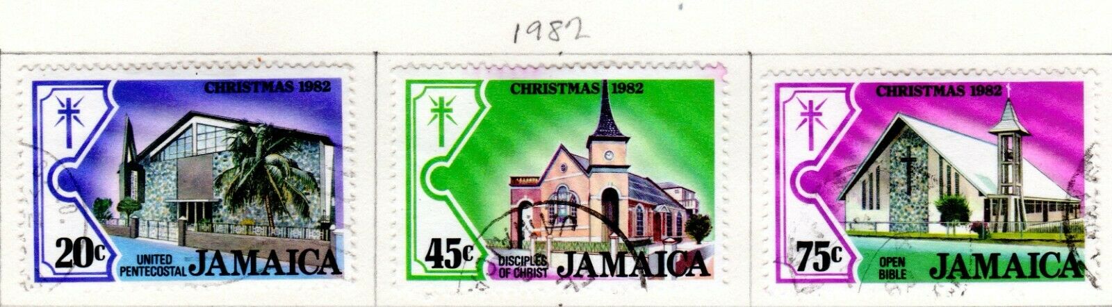Jamaica Scott 520//559 Used on 2 Album Pages Issued 1981-1983 - Fresh Stock Dated October 2025