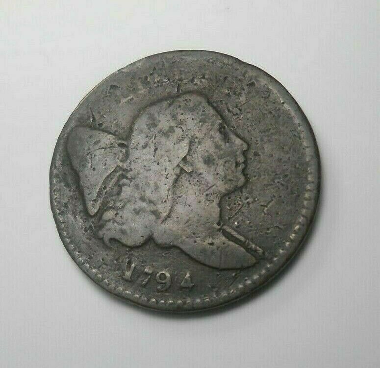 RARE 1794 LIBERTY CAP FLOWING HAIR HALF CENT - FINE ORIGINAL❗ LETTERED EDGE❗❗ - Fresh Stock Dated October 2025