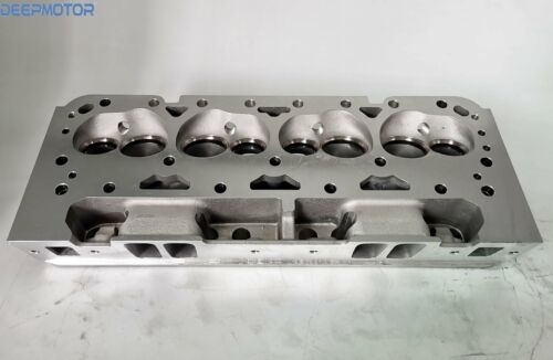 SBC Chevy 350 Cylinder Head Bare Straight Spark Plug Aluminum - Fresh Stock Dated October 2025