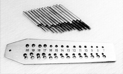 Mini Tap and Die Set 14 Taps Screwplate 0.7mm -2mm Range Jewelry & Watch Repair - Fresh Stock Dated October 2025