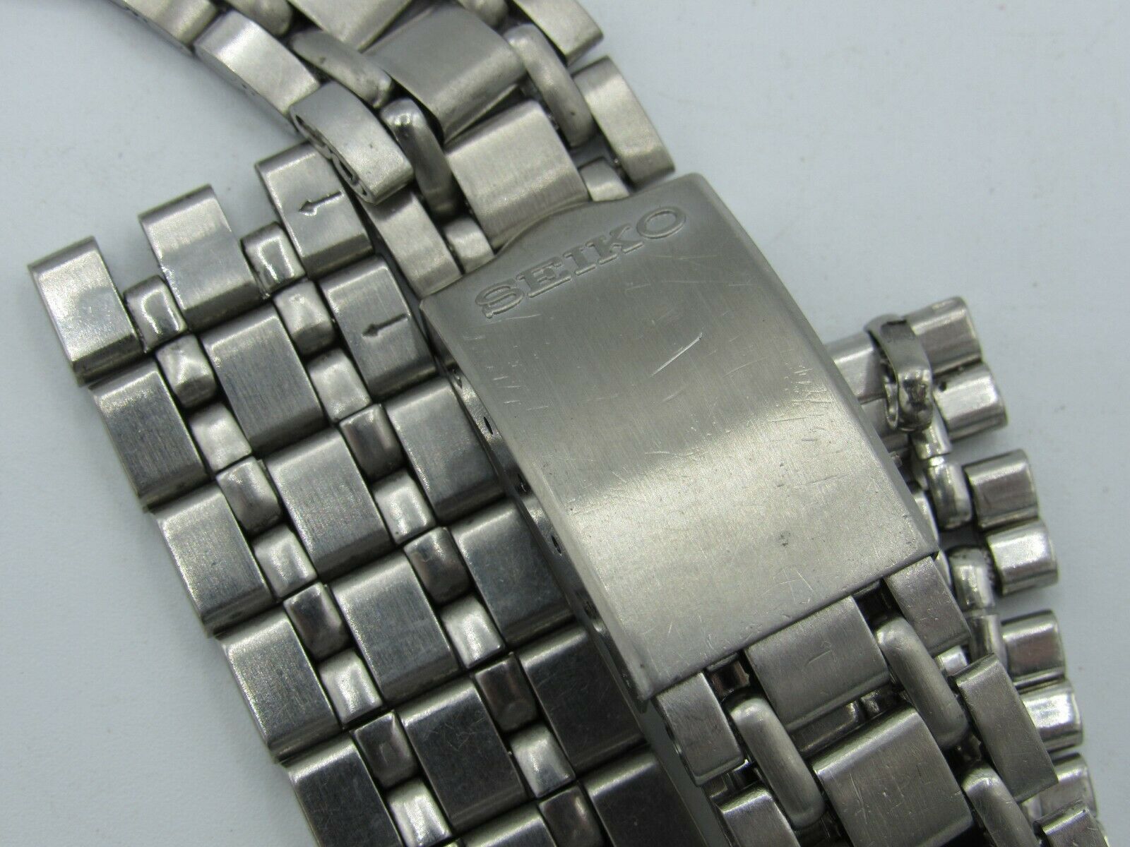 Vintage WATCHMAKERS Estate SEIKO Original STAINLESS Steel WRIST Watch BAND rk - Fresh Stock Dated October 2025