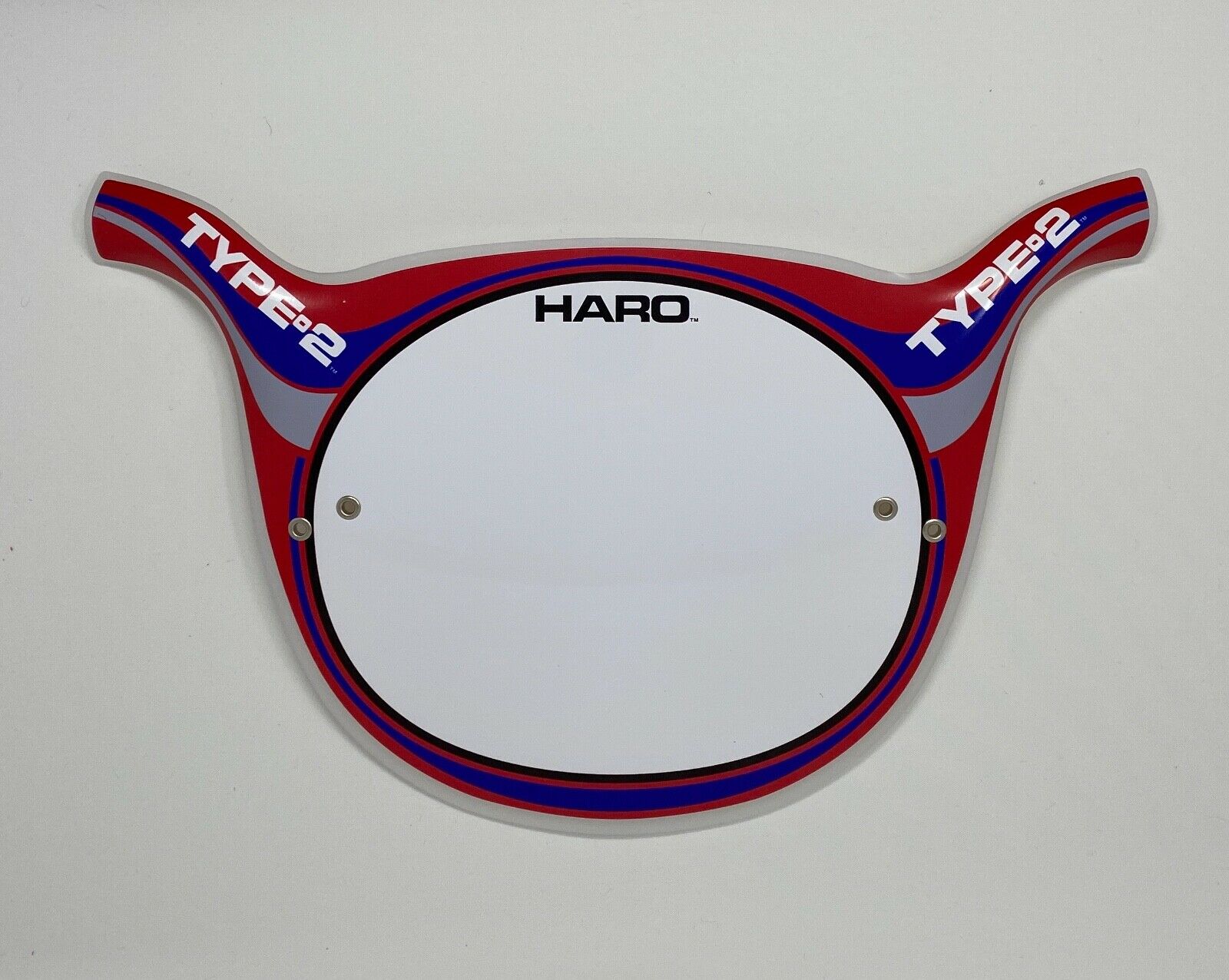 Haro Style Type 2 BMX Number Plates, Type Two Number Plate - Fresh Stock Dated October 2025