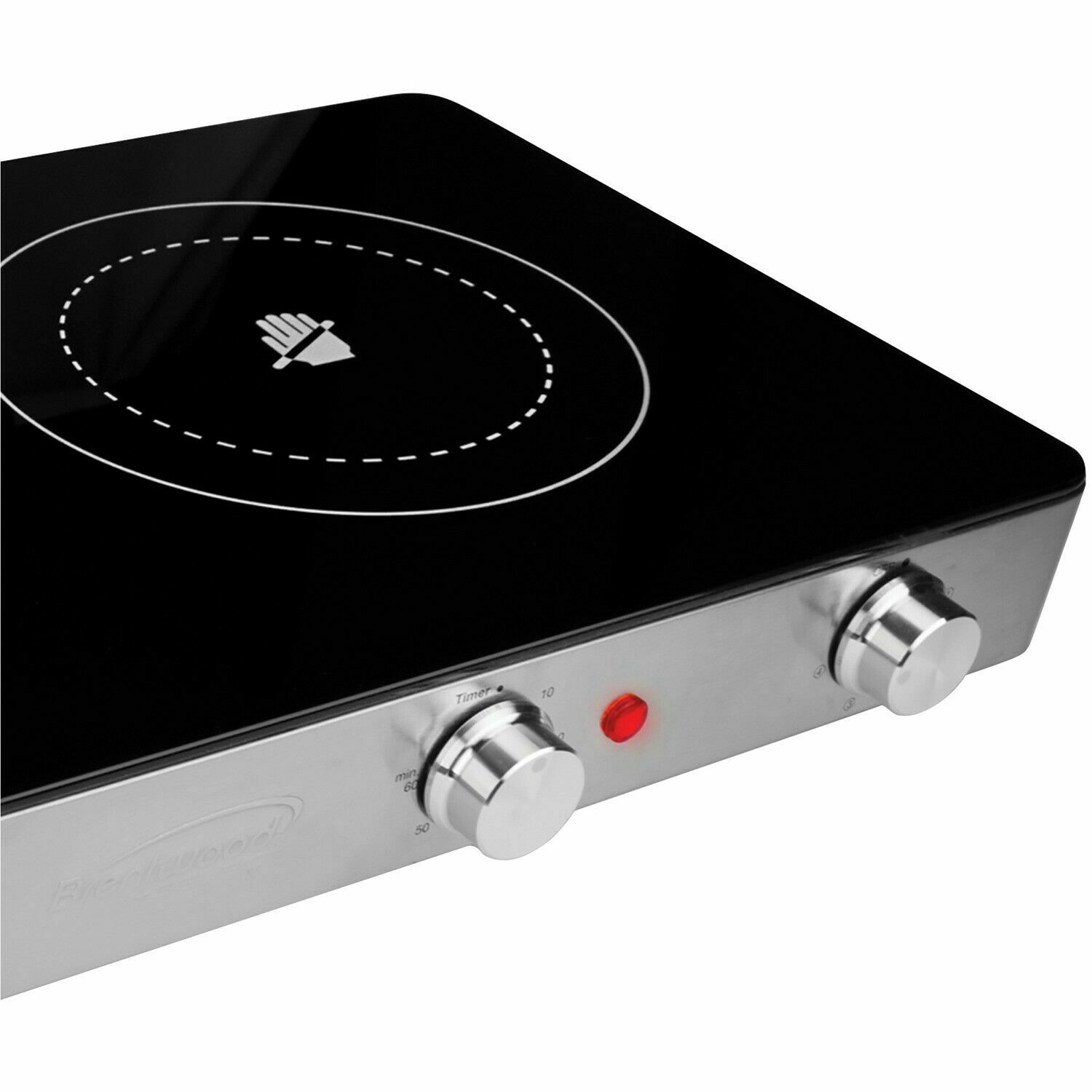 2 Electric Burner Infrared Double Stove Countertop Portable Dual Cook Glass Top - Fresh Stock Dated October 2025