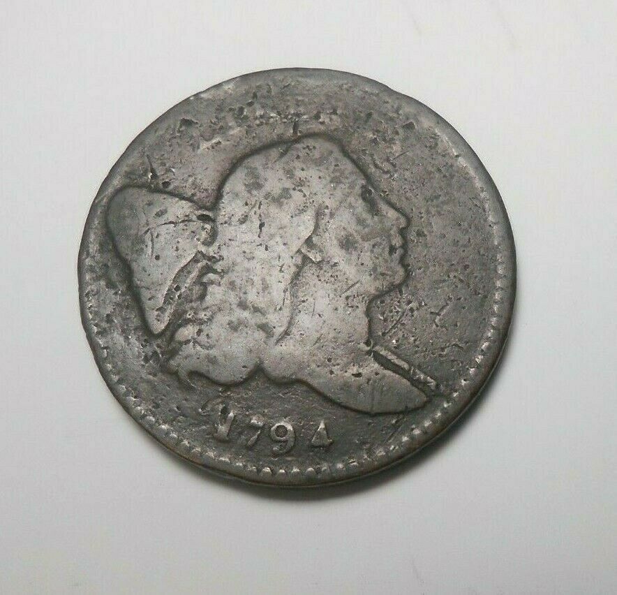 RARE 1794 LIBERTY CAP FLOWING HAIR HALF CENT - FINE ORIGINAL❗ LETTERED EDGE❗❗ - Fresh Stock Dated October 2025