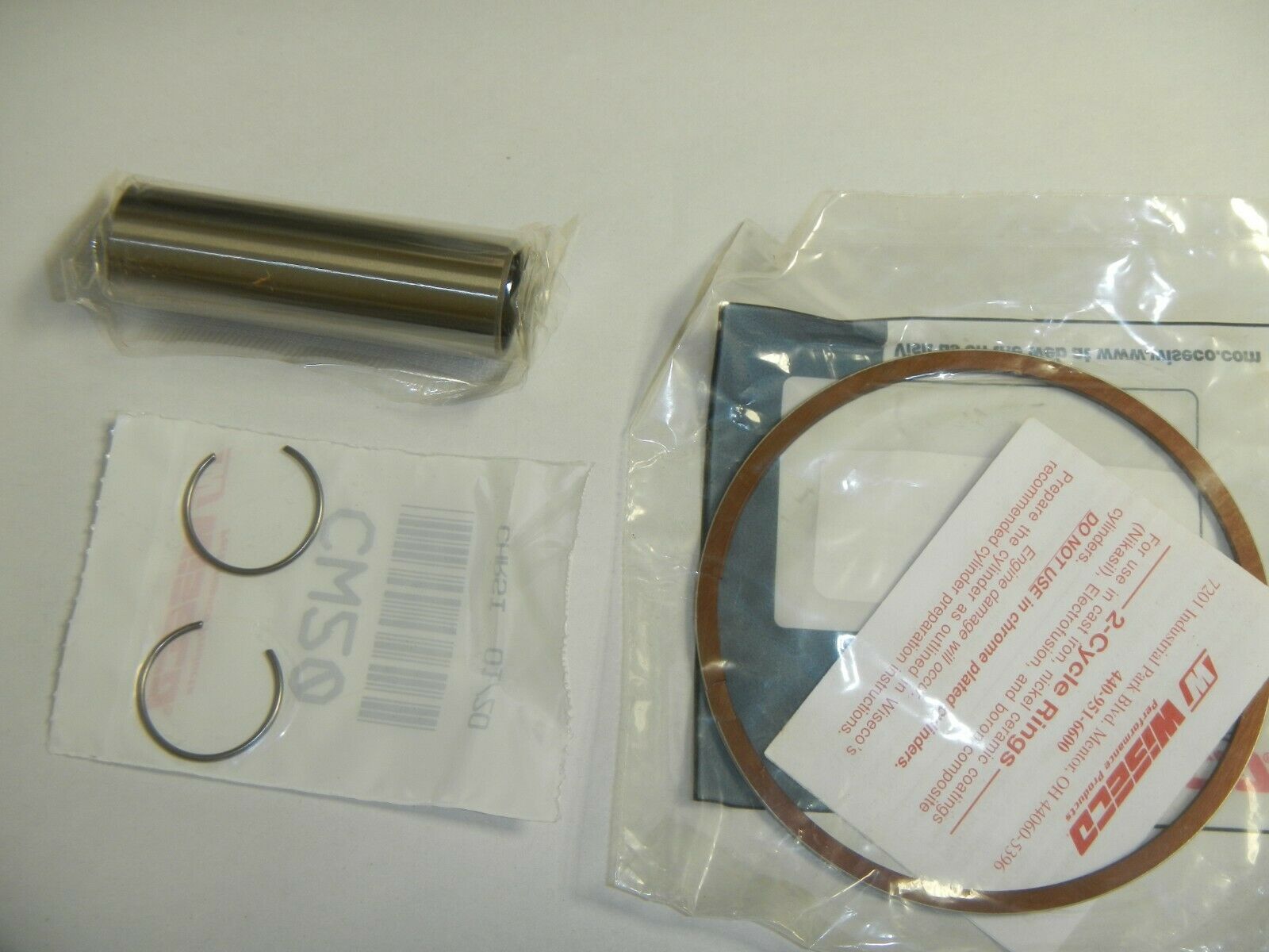 NEW Re-plated OEM cylinder & Wiseco piston kit set 1990 KTM 500 MX 56530005001 - Fresh Stock Dated October 2025
