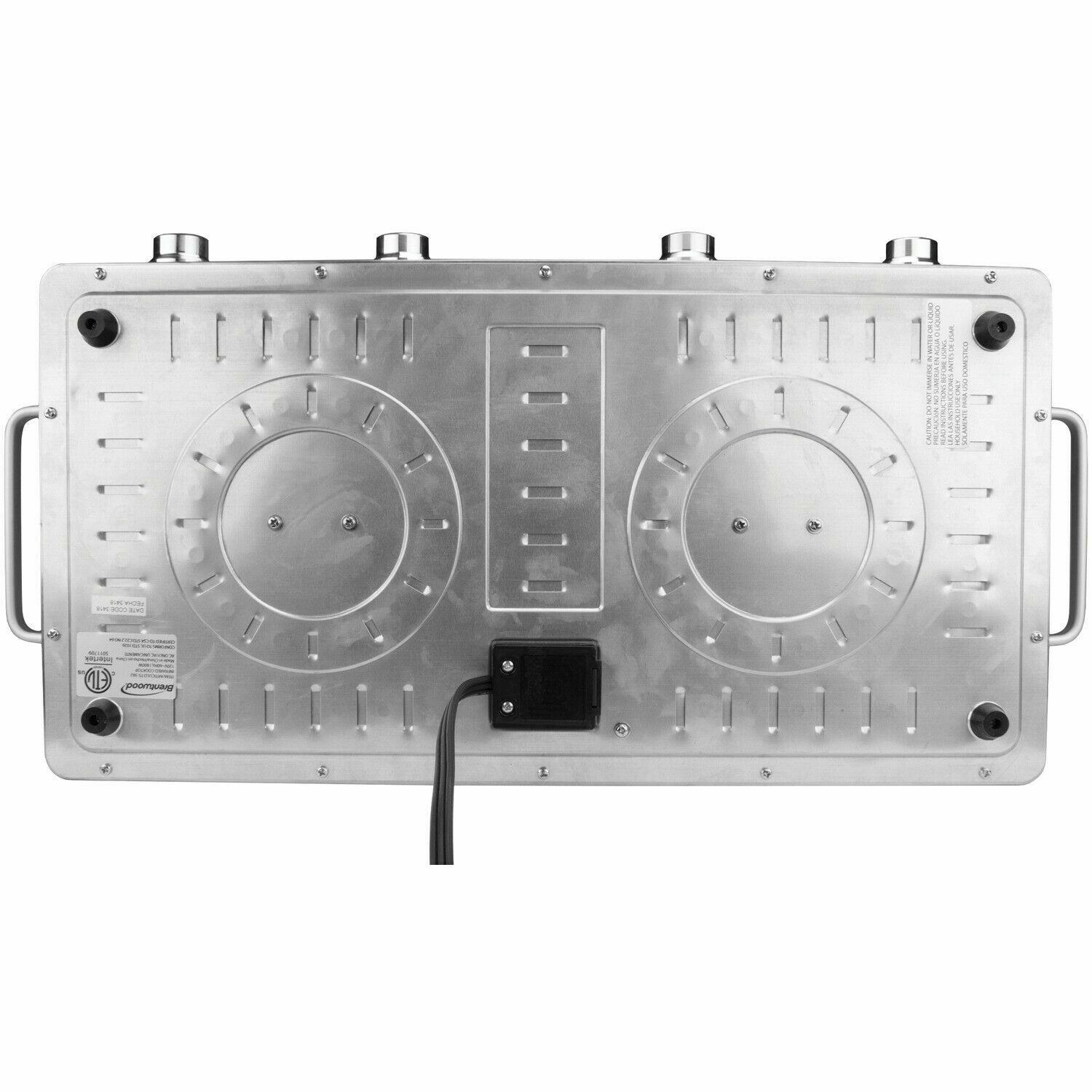 2 Electric Burner Infrared Double Stove Countertop Portable Dual Cook Glass Top - Fresh Stock Dated October 2025