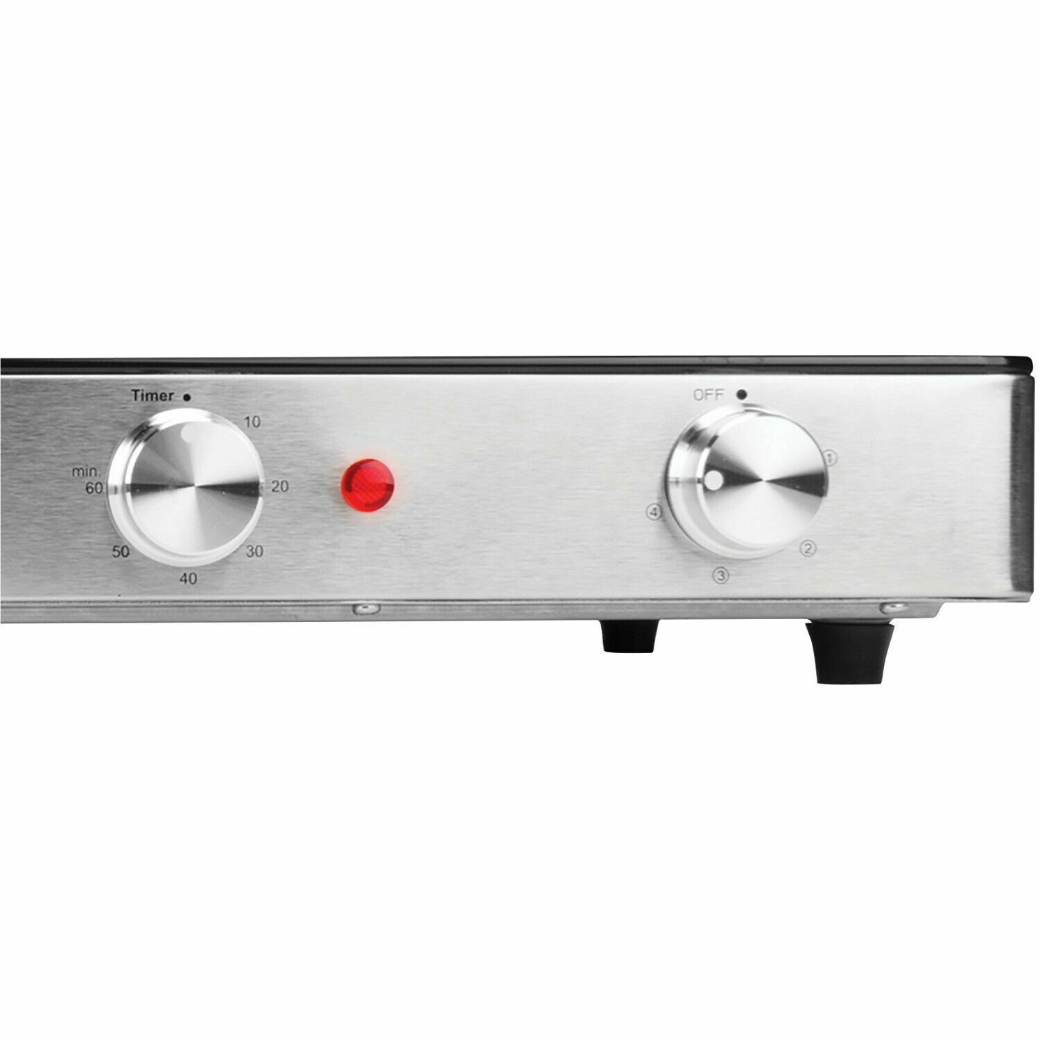 2 Electric Burner Infrared Double Stove Countertop Portable Dual Cook Glass Top - Fresh Stock Dated October 2025