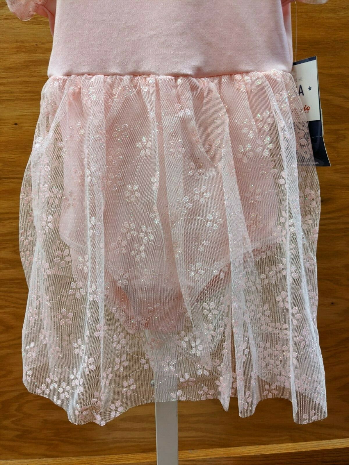 Capezio Ballet Dance Dress Pink Chiffon Puff Sleeve Empire Waist Skirt - Fresh Stock Dated October 2025