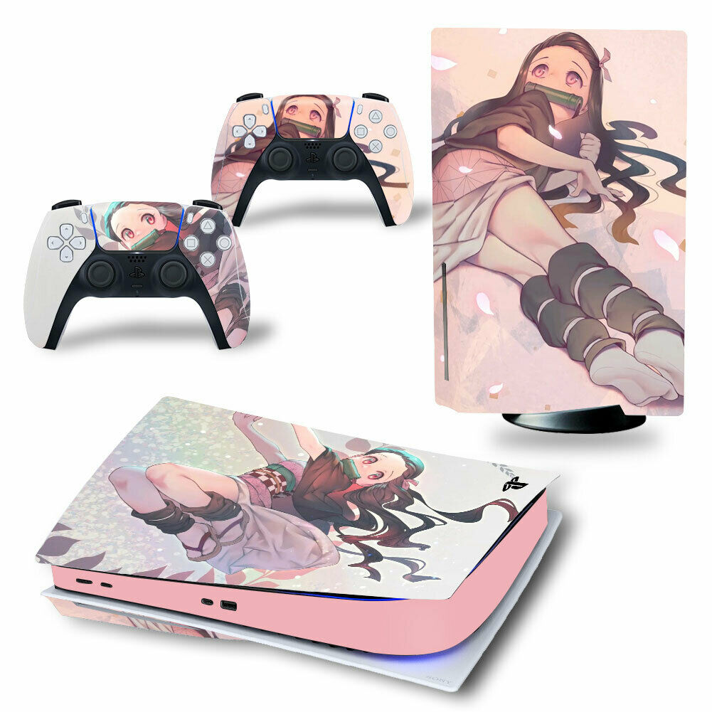 PS5 Console Hentai Anime Girls Porn Decals Skins For Controllers Vinyl Stickers - Fresh Stock Dated October 2025
