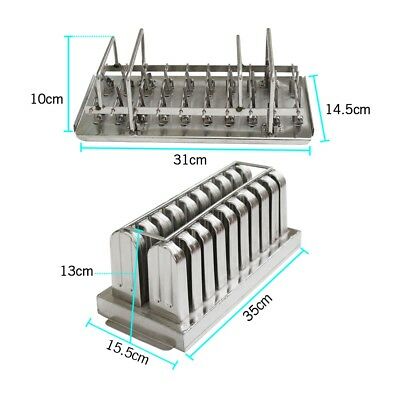 20pcs Ice Cream Stick Molds Stainless Steel Mold Ice Pop Lolly Popsicle Holder - Fresh Stock Dated October 2025