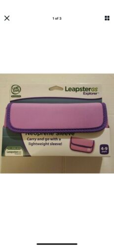 Leap Frog Leapsters GS Explorer Neoprene Sleeve new free shipping pink purple - Fresh Stock Dated October 2025
