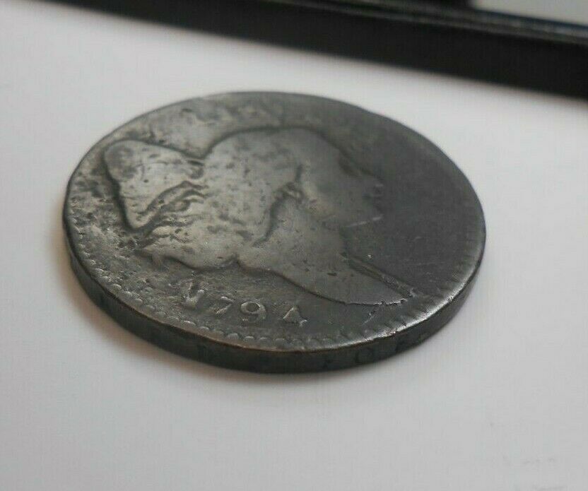 RARE 1794 LIBERTY CAP FLOWING HAIR HALF CENT - FINE ORIGINAL❗ LETTERED EDGE❗❗ - Fresh Stock Dated October 2025