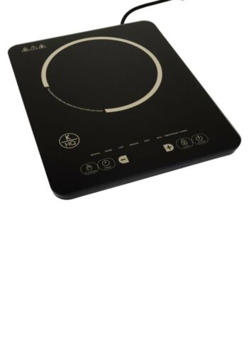 Kitchen HQ 1500-Watt Induction Burner Black 8 inch - Fresh Stock Dated October 2025
