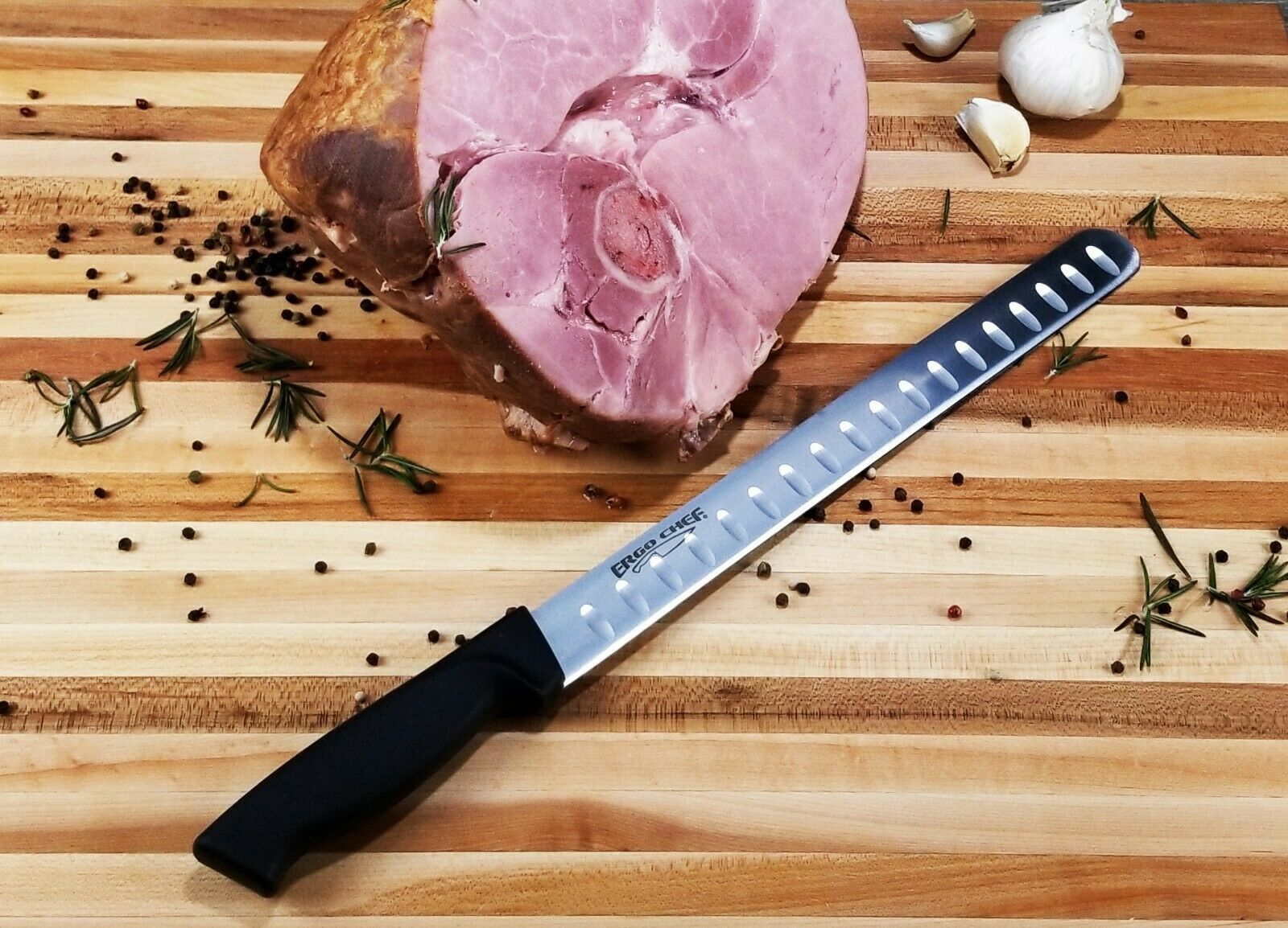 12 Inch Slicer Carving Brisket meat Knife NSF TESTED PRODIGY SERIES by Ergo Chef - Fresh Stock Dated October 2025