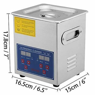 VEVOR Ultrasonic Cleaner 2L Ultrasonic Parts Cleaner Professional Stainless S... - Fresh Stock Dated October 2025