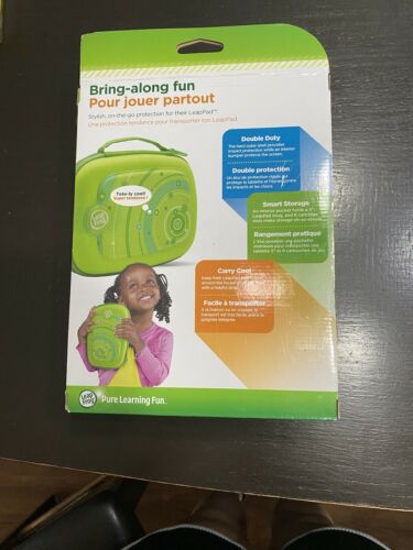 Leap Frog LeapPad 2 & 3 Carrying Protective Storage Travel Case Green NEW - Fresh Stock Dated October 2025