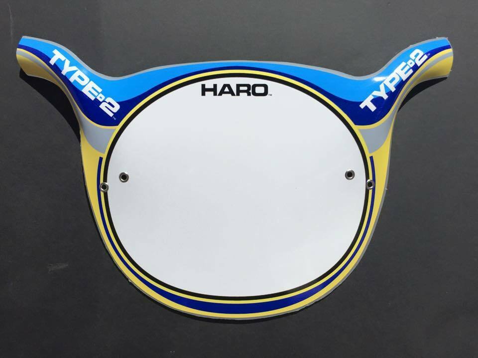 Haro Style Type 2 BMX Number Plates, Type Two Number Plate - Fresh Stock Dated October 2025
