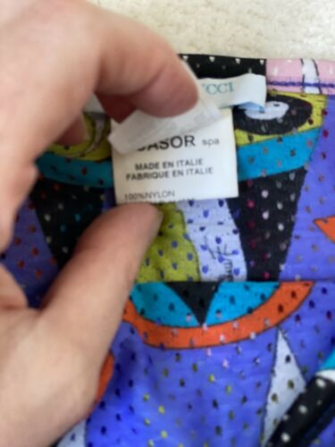 emilio pucci classic print rare mesh Print pool Skirt Sz 6 Small - Fresh Stock Dated October 2025