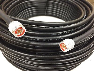150ft N Male to N Male LMR400 Times Microwave Coax 50 Ohm Cable - Fresh Stock Dated October 2025