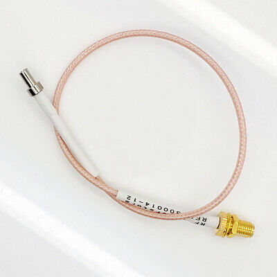 SMA Female (Jack) Bulkhead to TS9 Connector RG316/U Cable Assembly, 12 inch - Fresh Stock Dated October 2025
