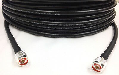 150ft N Male to N Male LMR400 Times Microwave Coax 50 Ohm Cable - Fresh Stock Dated October 2025