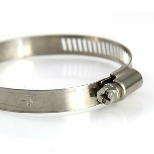 1X Chrome-plated Motorcycle Exhaust Pipe Heat Shield Cover Guard & 51-70mm Clamp - Fresh Stock Dated October 2025