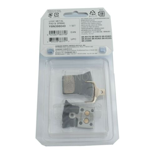 Shimano L04C Bike Brake Pads for Flat Mount BR R9170/8070/7070,RS805,RS505 - Fresh Stock Dated October 2025