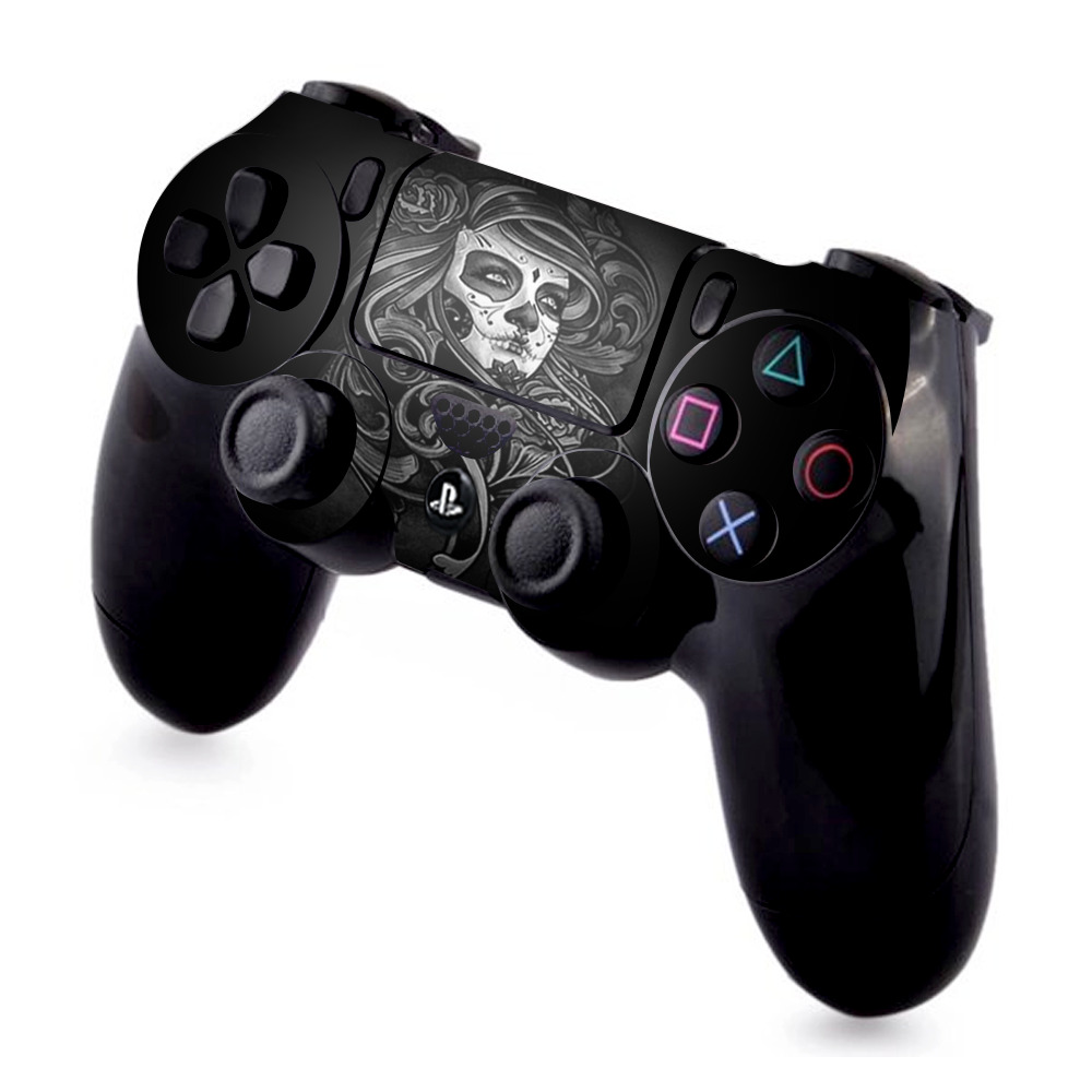 Skins Decal Wrap for PS4 / PS4 Pro Controller - Sugar Skull Girl - Fresh Stock Dated October 2025