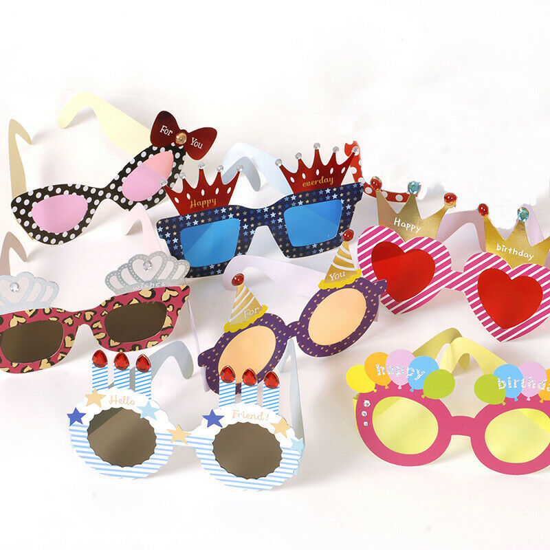 Sunglasses Crown Theme Fashion Glasses Summer Birthday Party Fun Decoration 2021 - Fresh Stock Dated October 2025