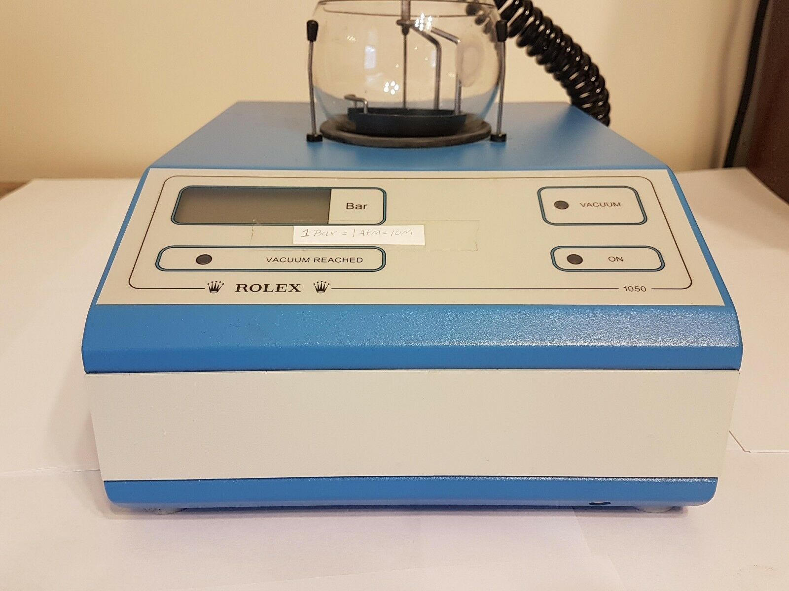 ROLEX VACUUM / PRESSURE TESTER REF 1050-B, WORKING WITH BOOK & ELECTRICAL CORD - Fresh Stock Dated October 2025