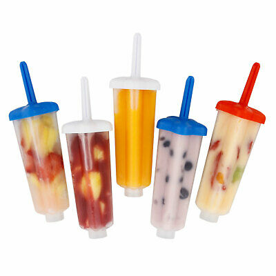 U.S. Kitchen Supply 18 Star Shape Ice Pop Molds Makers 6 Red, 6 White 6 Blue USA - Fresh Stock Dated October 2025