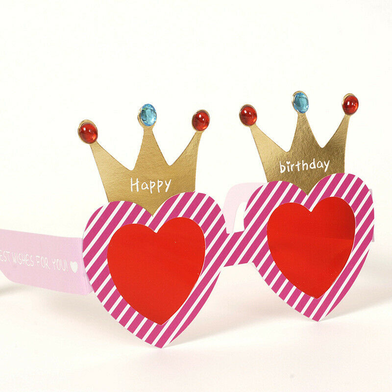 Sunglasses Crown Theme Fashion Glasses Summer Birthday Party Fun Decoration 2021 - Fresh Stock Dated October 2025