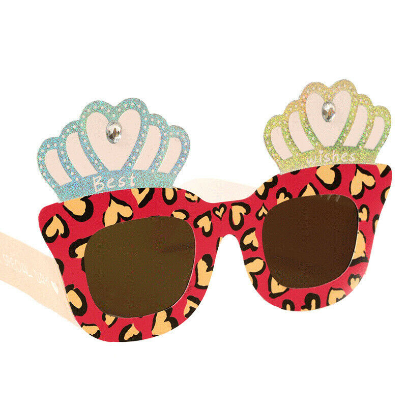 Sunglasses Crown Theme Fashion Glasses Summer Birthday Party Fun Decoration 2021 - Fresh Stock Dated October 2025