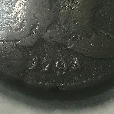 1794 LIBERTY CAP HALF CENT COLONIAL COIN FULL DATE - Fresh Stock Dated October 2025