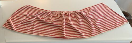 60s Striped Terry Cloth Sarong Skirt Swimsuit Cover Up Wrap Around Pool Mod VTG - Fresh Stock Dated October 2025