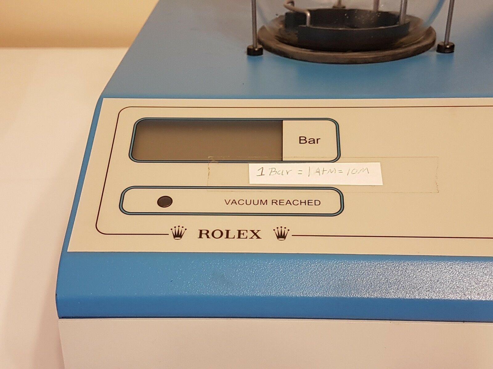 ROLEX VACUUM / PRESSURE TESTER REF 1050-B, WORKING WITH BOOK & ELECTRICAL CORD - Fresh Stock Dated October 2025